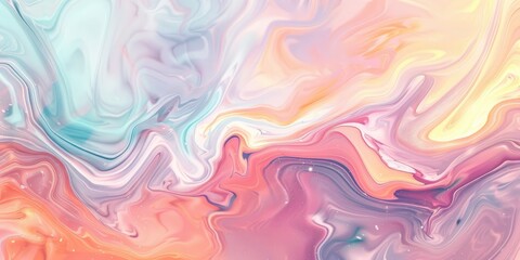 Fototapeta premium Soft Colorful Fluid Art