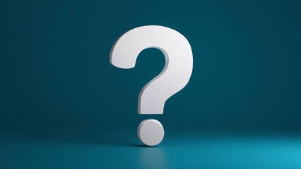 Question mark, faq Q & A , question bubble icon model	
asking solution logo information