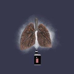 Electronic cigarettes and lungs, World No Tobacco Day
