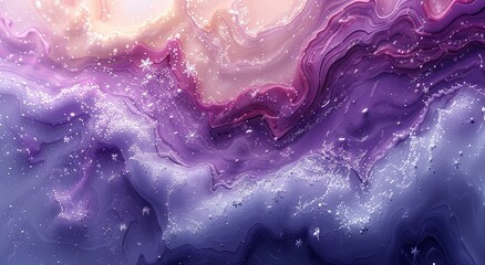 Fototapeta premium Elegant abstract minimalist art featuring a very peri purple background s. Modern fluid art in cool tones perfect for interior wall decoration, posters, and luxury cover designs