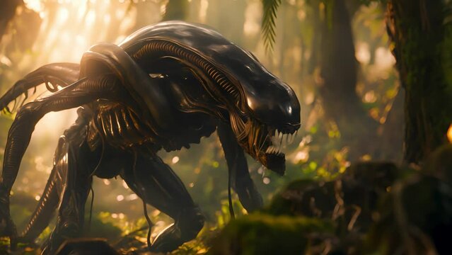 Extraterrestrial life. The mysterious associated of aliens extraterrestrial beings from another planet