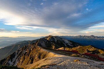 白馬岳からの朝焼け