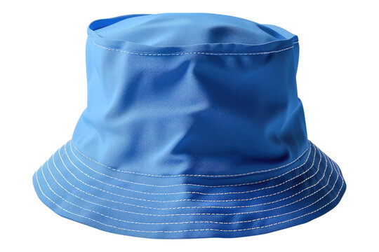 recommend clip art: Blue bucket hat isolated on transparent background