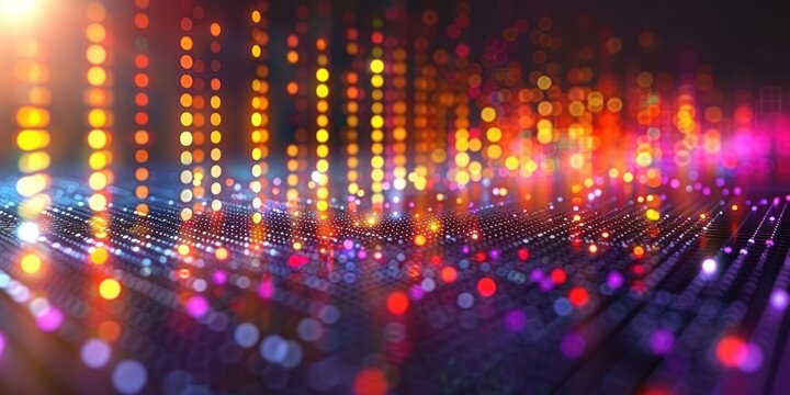 Abstract Digital Lightscape