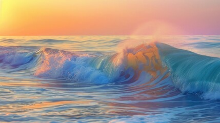 Fototapeta premium sunrise over the ocean