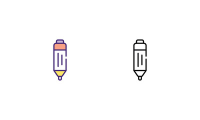 Marker icons set vector stock illustration