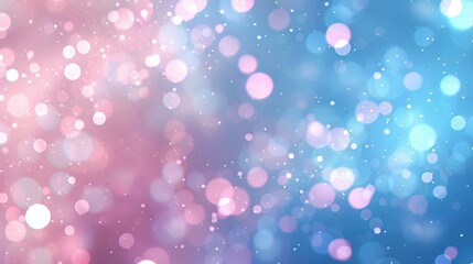Obraz premium Pastel Dreams Soft Bokeh Background in Serene Pink and Blue Hues