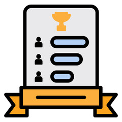Leaderboard Icon For Design Element