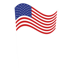 Fototapeta premium American Flag 4th July