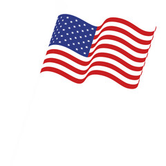 Obraz premium American Flag 4th July