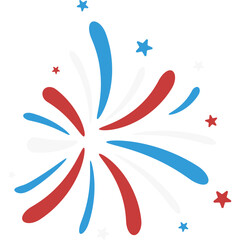 Obraz premium Fireworks American 4th July