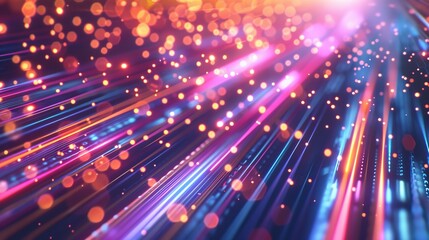 Fototapeta premium Abstract Light Streaks