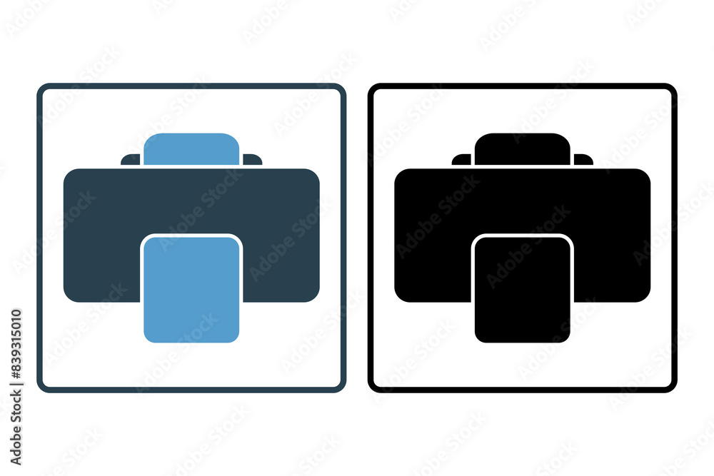 Poster print icon. icon related to edit tool. suitable for web site, app, user interfaces, printable etc. s