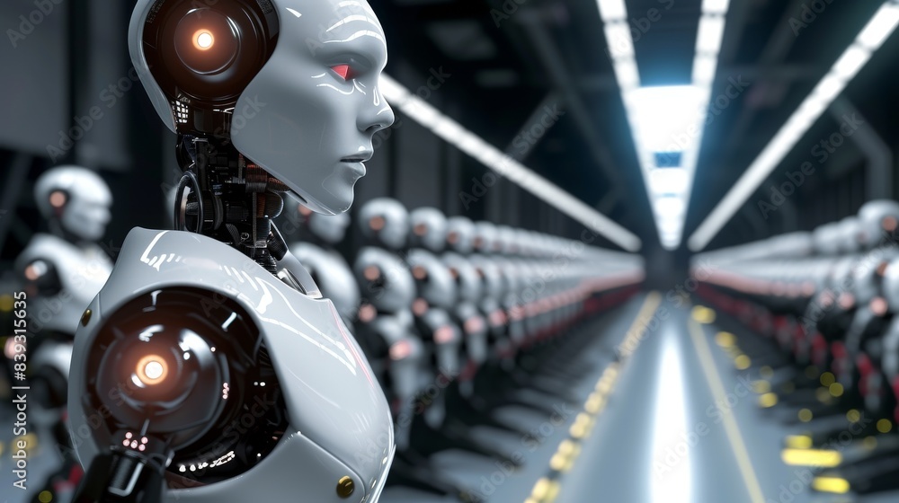 Poster image of robot mechanic --no text --ar 16:9 --quality 0.5 job id: cb11eb1e-26f5-45ba-a934-3df8a15cf3