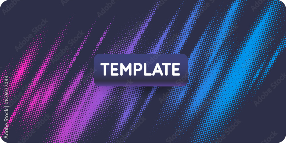 Poster modern backgrounds with abstract elements and dynamic shapes. compositions of colored spots. vector 