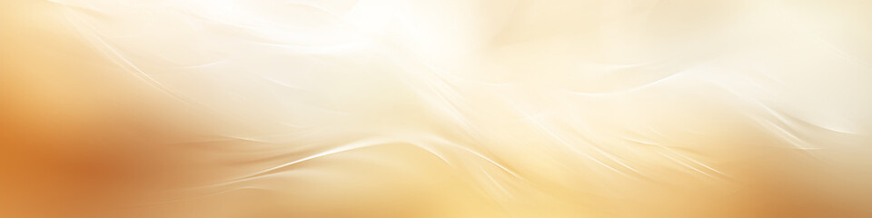 abstract smooth golden glowing festive background long narrow panoramic view copy space
