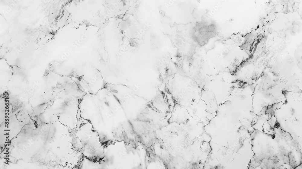 Poster a minimalist marble texture background in soft white and gray tones, conveying elegance and simplici