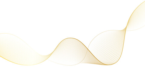 Golden and white abstract background with flowing particles. Digital future technology concept. Abstract golden paper wave background and abstract gradient and gold wave curve lines.	