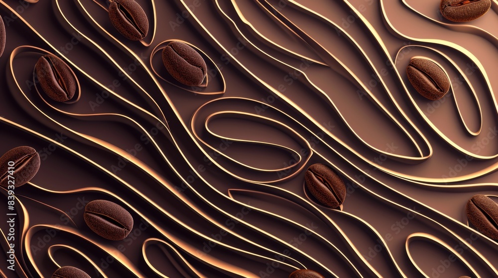 Poster a background with a gradient from dark to light, creating the effect of an undulating surface, on wh