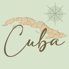 Complete map of Cuba, with all states and regions, updated. Content built from real cartographic data.