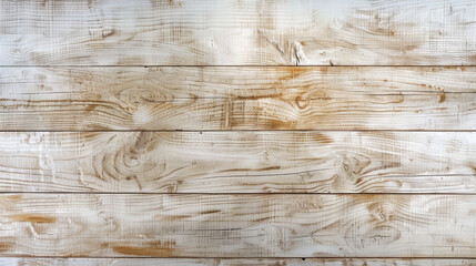 Fototapeta premium Rustic whitewashed wooden plank background with weathered texture. Ideal for creative designs, backdrops, and decor projects. High-resolution image.
