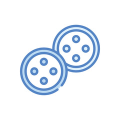 Buttons icon isolate whitebackground vector illustration