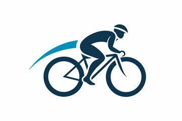 Cyclist vector illustration