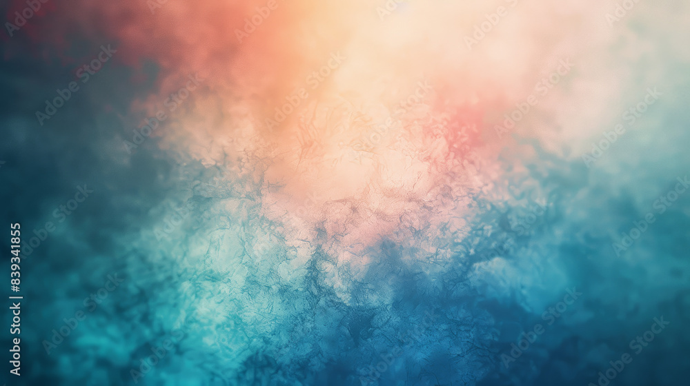 Poster abstract artistic background with soft pastel colors blending ly into each other, creating a dreamy 