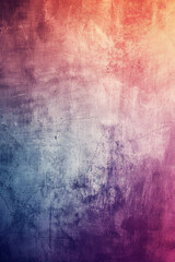 Obraz premium Abstract textured background blending orange, purple, and blue hues creating a gradient artistic pattern with cracks and grungy marks.