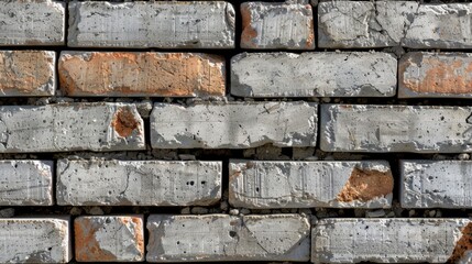 Naklejka premium Closeup of a brick wall generative ai