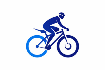 Cyclist vector illustration