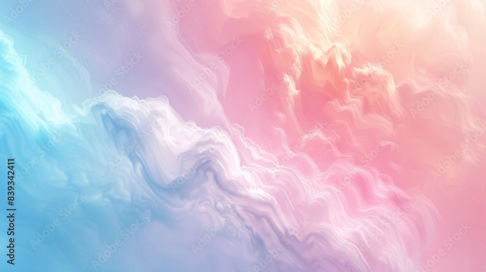 Aufkleber A soft, dreamy abstract background with gentle gradients and subtle textures, creating a tranquil atmosphere