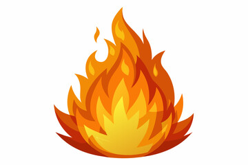 burning fire vector illustration