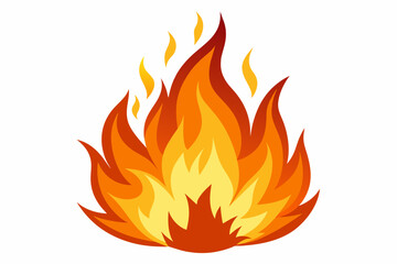 burning fire vector illustration