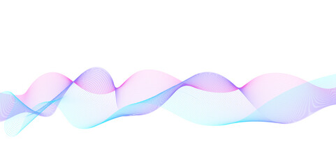 Abstract colorful glowing wave lines background. Blending gradient colors. Digital frequency track equalizer. Abstract frequency sound wave lines and technology curve lines background. 