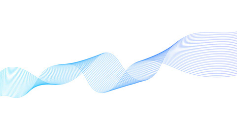 Abstract colorful glowing wave curved lines background.  Abstract frequency sound wave lines and technology curve lines background. Design used for banner, template, science, business and many more.