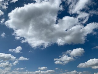 blue sky with clouds