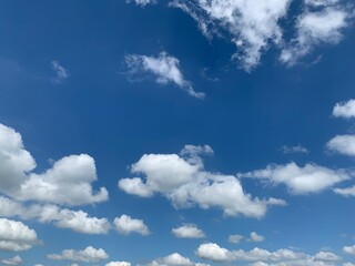 blue sky with clouds
