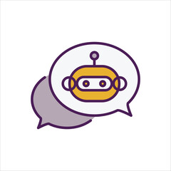 Chatbot vector icon