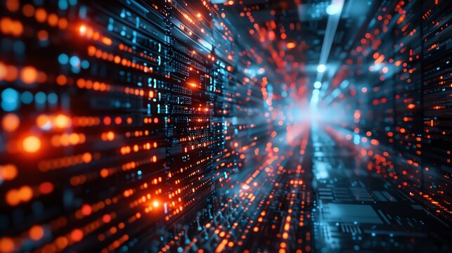 Machine learning model being developed, detailed coding and data visualization, focused and high-tech atmosphere