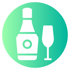 wine gradient icon