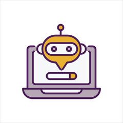 Chatbot vector icon