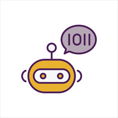 Robot vector icon