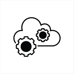 Cloud vector icon