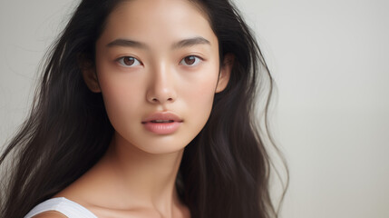 Naklejka premium portrait of a beautiful woman