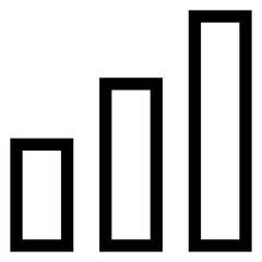 signal line icon vector illustration isolated on white background