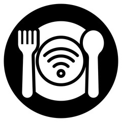 free wifi glyph icon