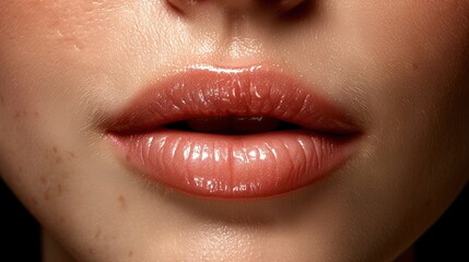 Naklejka premium close up of lips