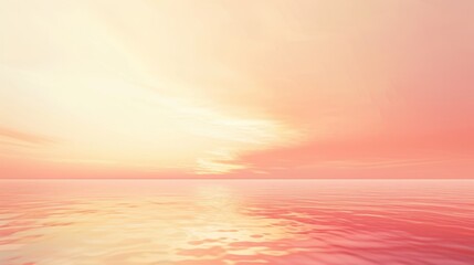Fototapeta premium A blurred gradient effect with shades of coral blending into light peach, creating a serene atmosphere