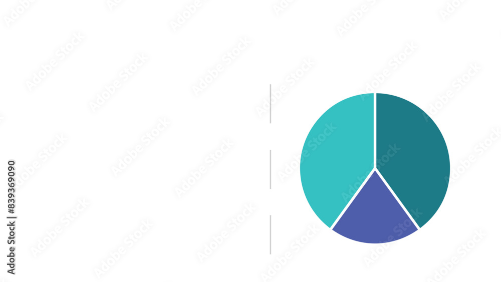 Canvas Prints pie chart infographic presentation layout fully editable.